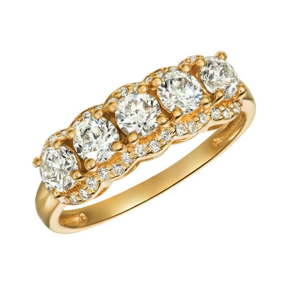 125 Ct Natural Round Cut Diamond Ring 1985$